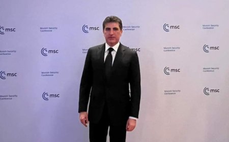 نيجيرفان بارزاني في مؤتمر ميونخ للأمن: رؤية استراتيجية لمستقبل العراق وكردستان وسط الأزمات الإقليمية