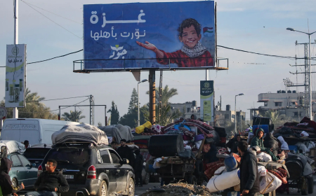 عودة النازحين إلى شمال غزة