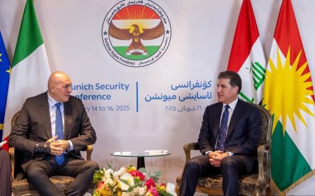 نيجيرفان البارزاني من مؤتمر ميونخ للأمن2025:يجب استمرار الدعم الدولي للقضاء على ارهاب  داعش