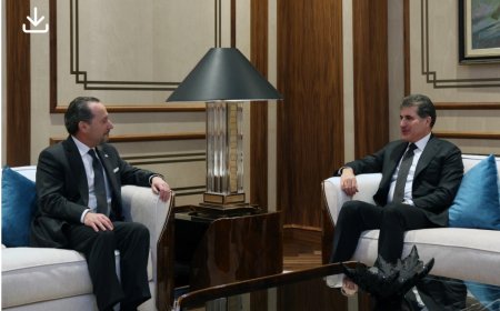 الرئيس نيجيرفان بارزاني يجتمع مع القائم بأعمال السفارة الأمريكية في العراق