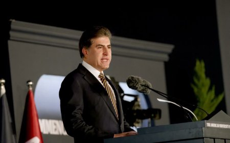 رؤية وطنية عراقية كردية للعراق على هامش خطاب نيجيرفان بارزاني في مؤتمر بغداد السابع.