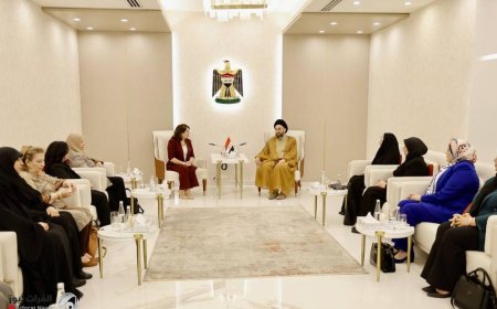 السيد الحكيم: منح المرأة حقوقها الدستورية قوة للمجتمع ونأمل تجاوزها عتبة الكوتا