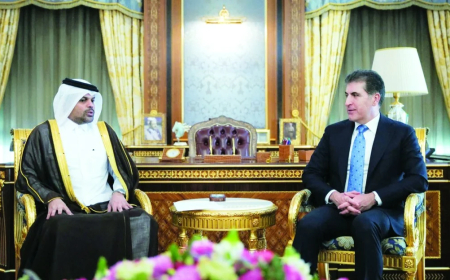 الرئيس بارزاني يشارك في منتدى الدوحة.