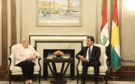 الرئيس نيجيرفان بارزاني يشكر السفيرة الألمانية لدى العراق
