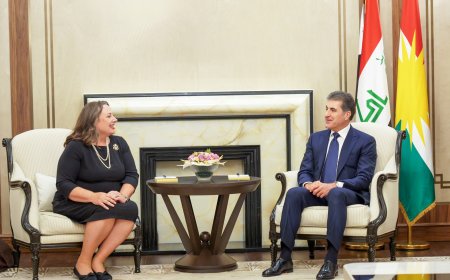 الرئيس نيجيرفان بارزاني يستقبل القنصلين العامين الأمريكيين السابق والجديدة