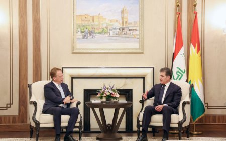 الرئيس نيجيرفان بارزاني يستقبل السفير الفرنسي لدى العراق