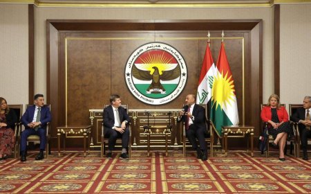 Kürdistan Bölgesel Başkanlığı, ABD Ticaret Odası heyetini karşıladı