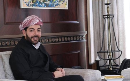من القيادات الكردية الشابة ادريس نيجيرفان بارزاني عزم واعتزام