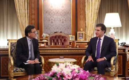 Başkan Neçirvan Barzani, Japonya Büyükelçisini kabul etti