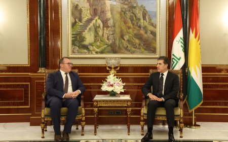 الرئيس نيجيرفان بارزاني يجتمع مع القائم بأعمال السفارة الأمريكية في العراق