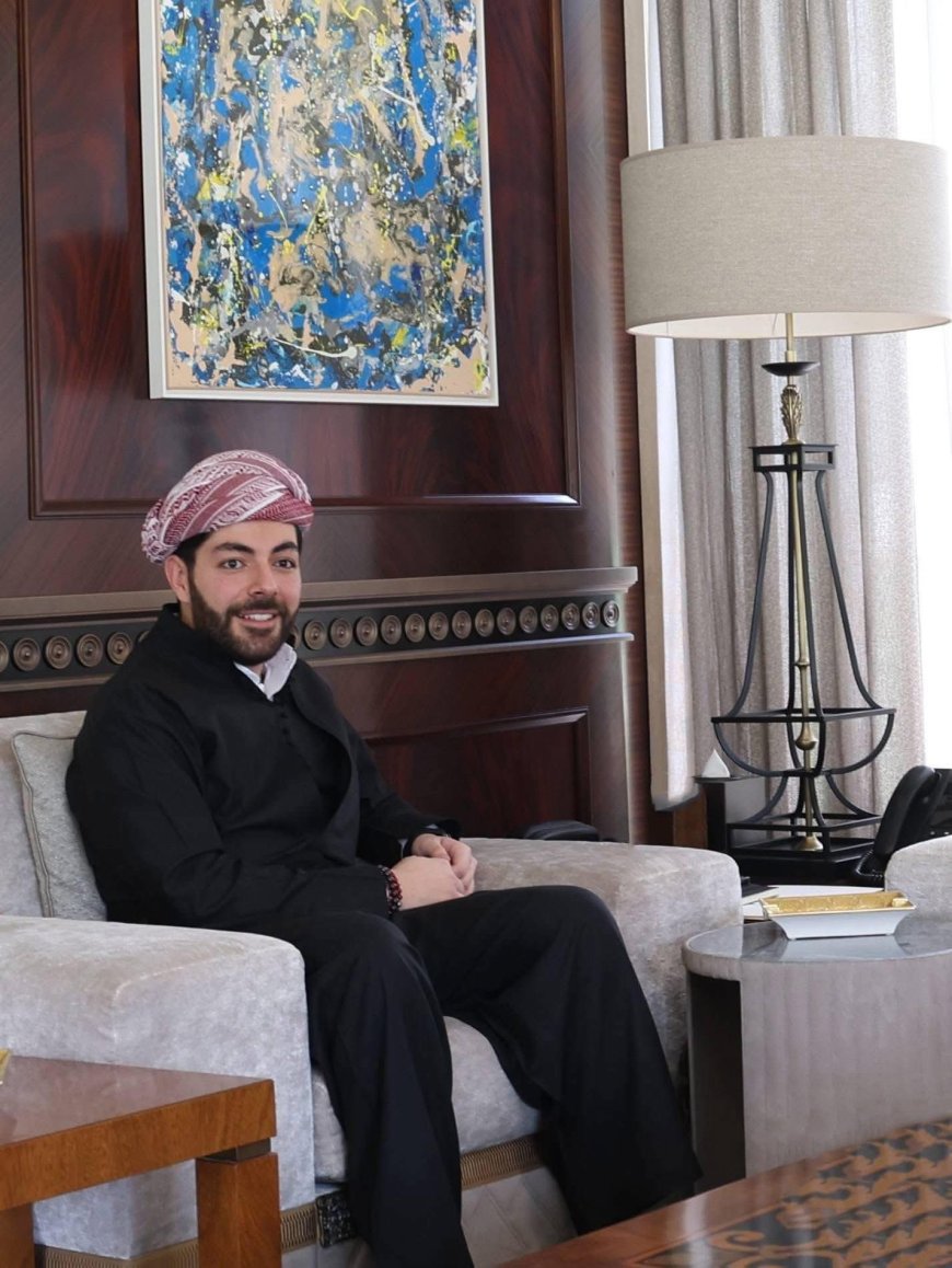 من القيادات الكردية الشابة ادريس نيجيرفان بارزاني عزم واعتزام