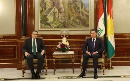 Başkan Neçirvan Barzani, Türkiye’nin Bağdat Büyükelçisi İnan’ı kabul etti