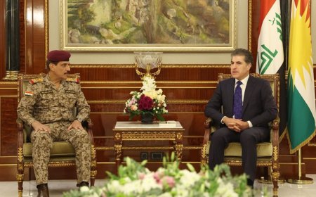 Neçirvan Barzani, Irak’ın üst düzey askeri yetkililerini kabul etti