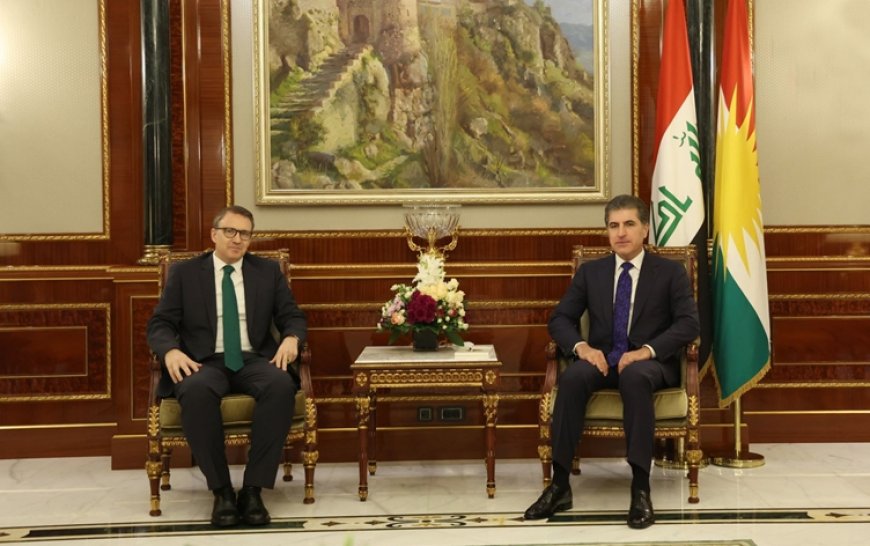 Başkan Neçirvan Barzani, Türkiye’nin Bağdat Büyükelçisi İnan’ı kabul etti