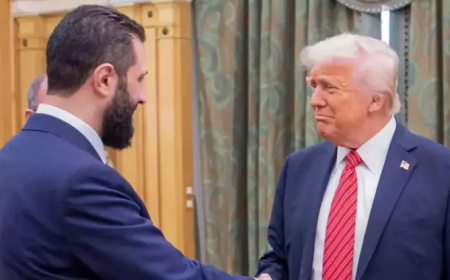Beyaz Saray'da tarihi gün! Trump ile Ahmed Şara bir araya geldi