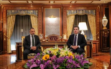 Neçirvan Barzani, İngiltere'nin Büyükelçisini kabul etti