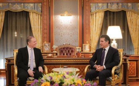 الرئيس نيجيرفان بارزاني يستقبل القنصل العام الهنغاري الجديد