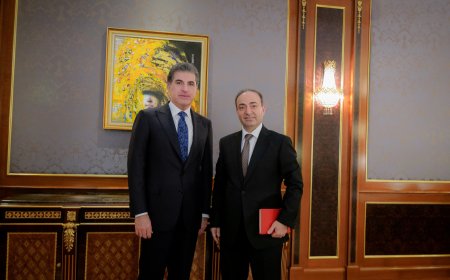 الرئيس نيجيرفان بارزاني يستقبل السيد عثمان بايدمير