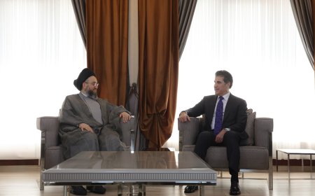 الرئيس نيجيرفان بارزاني يجتمع مع السيد عمار الحكيم