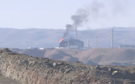 دانة غاز: استهداف مستودع للغاز السائل في حقل كورمور بصاروخ