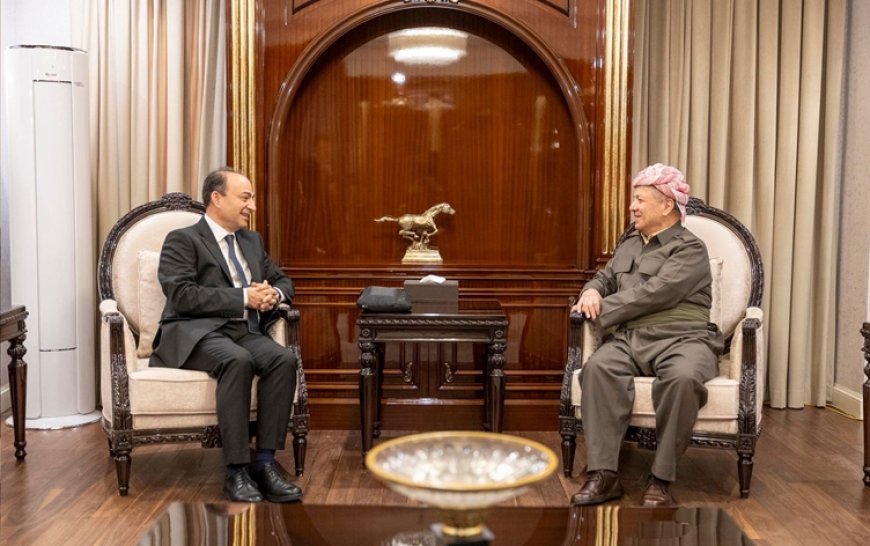 Başkan Barzani Kürt siyasetçi Osman Baydemir'i kabul etti