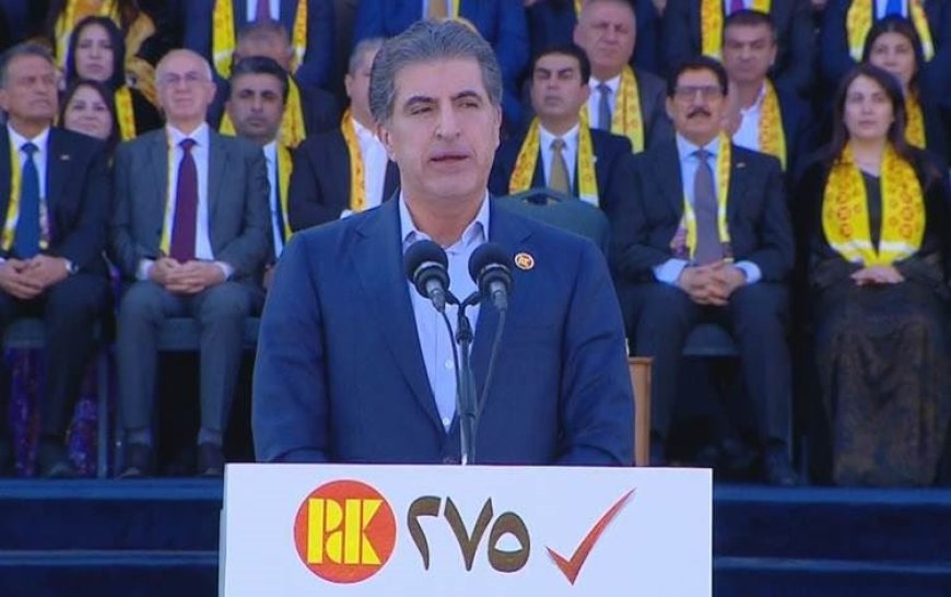 KDP’den Duhok’ta gövde gösterisi: Neçirvan Barzani’den Bağdat’a net mesaj