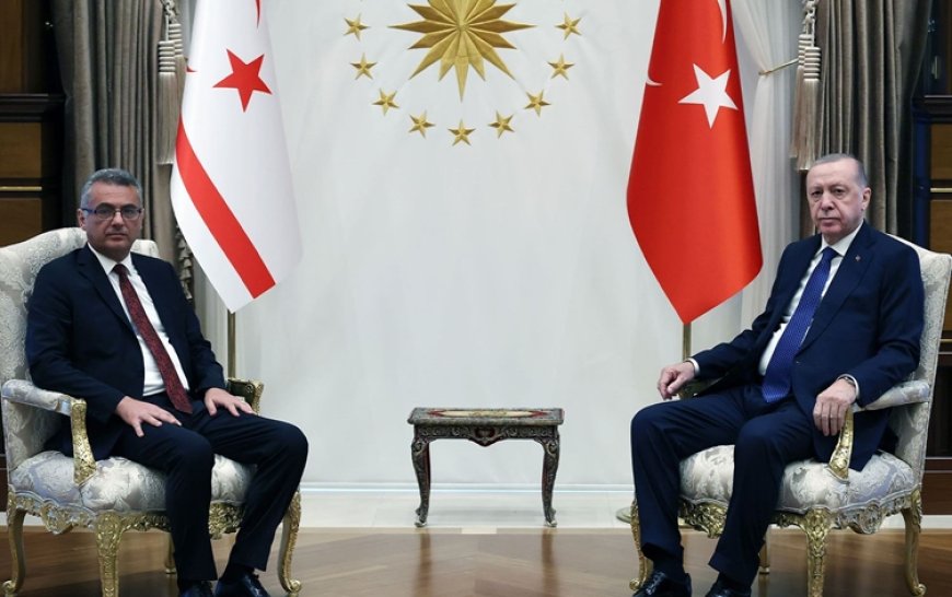 Erdoğan, KKTC Cumhurbaşkanı Erhürman ile görüştü