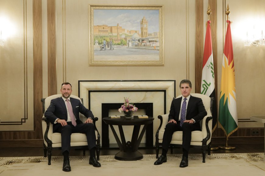 الرئيس نيجيرفان بارزاني والسفير الإيطالي يبحثان أوضاع العراق وإقليم كوردستان