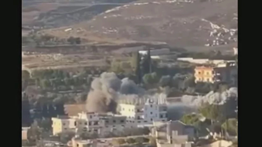 İsrail'den Lübnan'a yoğun bombardıman başladı!