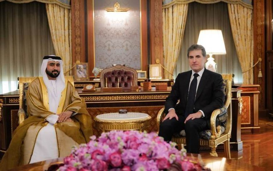 Neçirvan Barzani, BAE’nin yeni Erbil Başkonsolosu el-Şahhi’yi kabul etti