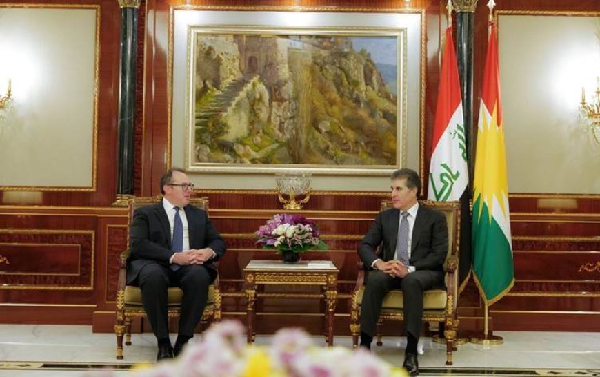 ERBİL- Başkan Neçirvan Barzani, Amerikan heyeti ile bir araya geldi