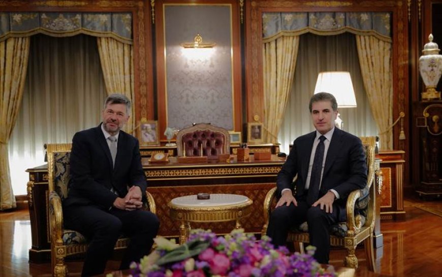 Neçirvan Barzani, Çekya’nın yeni Erbil Başkonsolosu'nu kabul etti