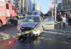 Şişli'de otomobil yayalara çarptı. 2 ölü, 5 yaralı