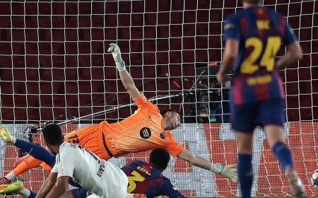 برشلونة يحقق انتصارا ثمينا ضد آينتراخت فرانكفورت