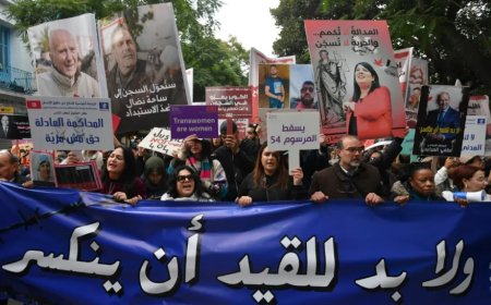 تظاهرة في تونس دفاعا عن الحريات للأسبوع الرابع على التوالي