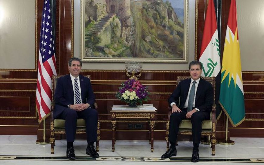 Neçirvan Barzani ve ABD'li Bakan Yardımcısı'ndan Kor Mor mesajı: Failler yargılanmalı