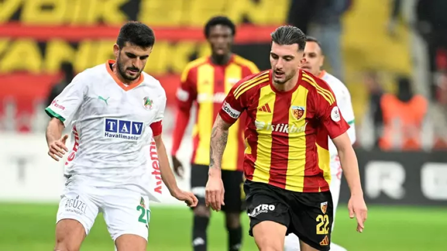 Kayserispor – Alanyaspor maçında sessizlik bozulmadı