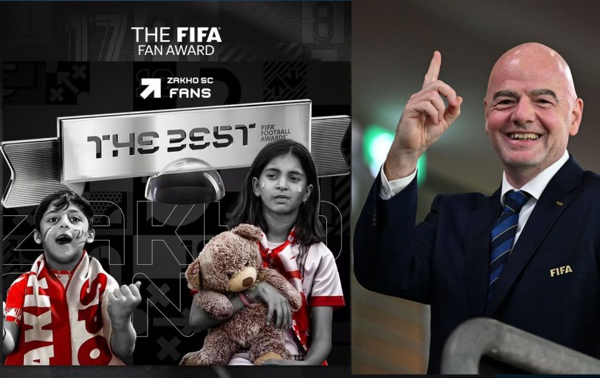 FIFA Başkanı Infantino'dan Zaho SC taraftarına övgü dolu sözler