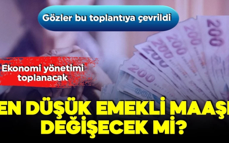 En düşük emekli aylığı için kritik toplantı