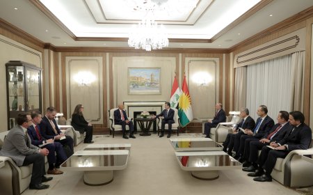 الرئيس نيجيرفان بارزاني يجتمع مع المبعوث الخاص للرئيس ترامب للشؤون السورية