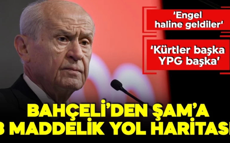 Devlet Bahçeli'den açıklama: SDG Suriye'de bir engel haline geldi!
