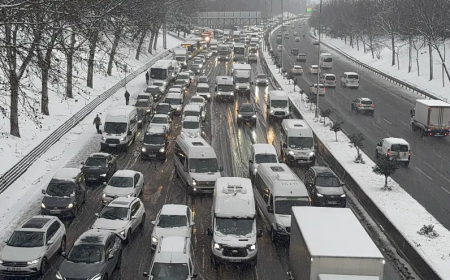 İstanbul'da aniden bastıran kar yağışı ne kadar sürecek? Yarın sabaha dikkat!