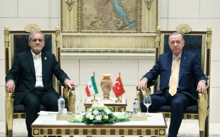 Erdoğan, Pezeşkiyan ile görüştü