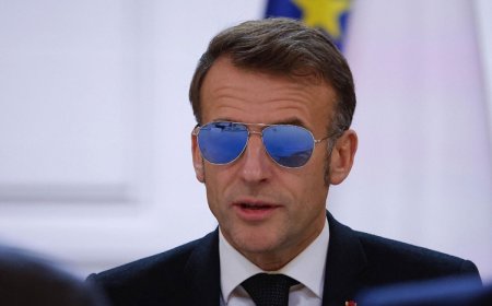 Macron’un pilot gözlüğü Davos’un gündemi oldu: Üretici şirketin hisseleri uçtu