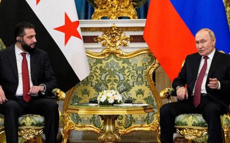 Rusya'da kritik görüşme: Putin ve Şara bir araya geldi