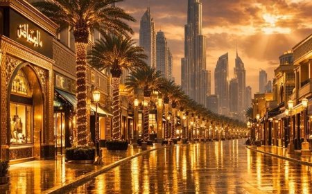 Dubai'de dünyanın ilk 'Altın Sokağı' açılıyor