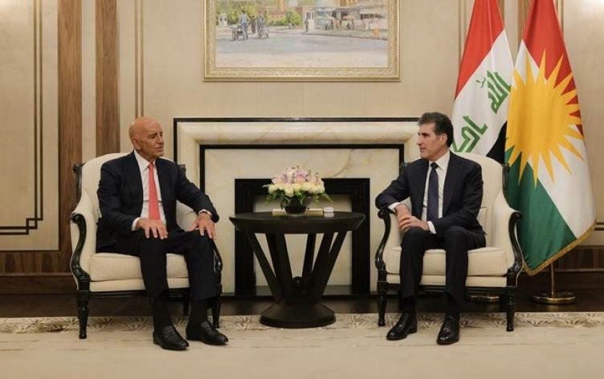 Başkan Neçirvan Barzani ile Tom Barrack bir araya geldi