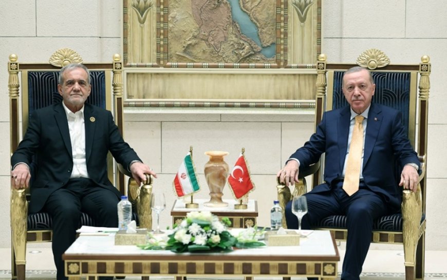 Erdoğan, Pezeşkiyan ile görüştü