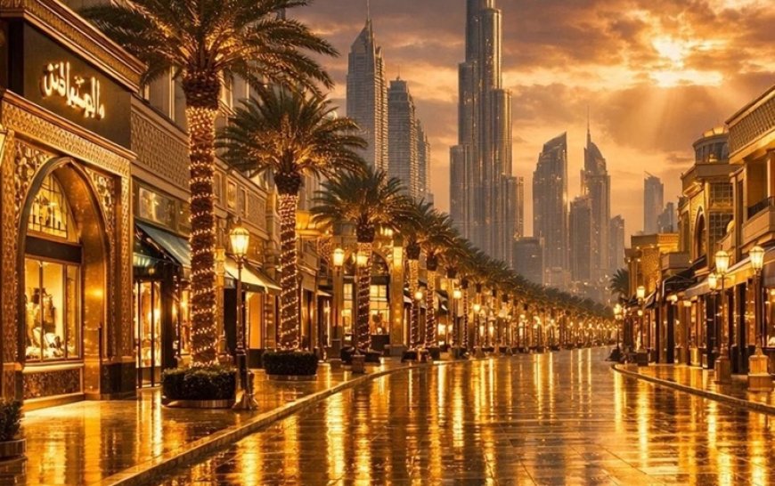 Dubai'de dünyanın ilk 'Altın Sokağı' açılıyor
