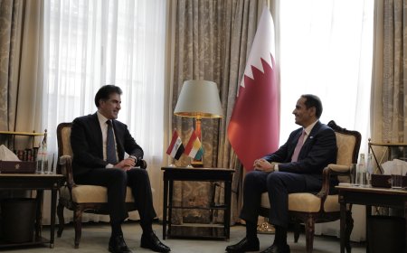 الرئيس نيجيرفان بارزاني ورئيس الوزراء القطري يؤكدان على حماية استقرار المنطقة